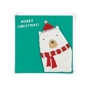 Redback Cards Polar Bear Greeting Card (15 x 15cm)