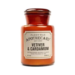 Paddywax Apothecary Glass Candle Vetiver & Cardamom 8Oz
