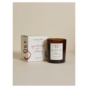 Plum & Ashby Christmas Candle Spiced Orange & Red Berry 220g