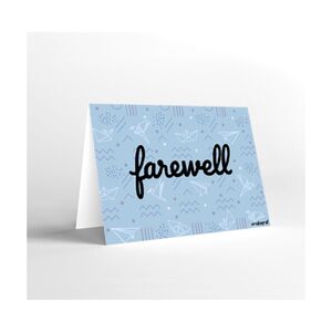 Mukagraf Mini Farewell Greeting Card(11X8Cm)