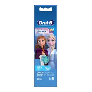 Oral-B EB10S-2 F Kids Electric Rechargeable Toothbrush Heads Featuring Frozen Characters (Pack of 2)