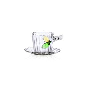 Ichendorf Coffee Cup with Saucer Leaves 100ml
