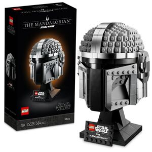 LEGO Star Wars The Mandalorian Helmet Building Kit 75328 (584 Pieces)