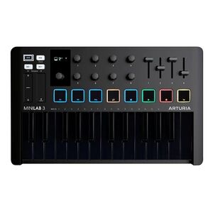 Arturia Minilab-MkIII Midi-Keyboard 25 Key - Deep Black