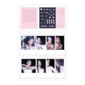 Blackpink - Bornpink Polaroid Photo + Sticker Set  - Jennie