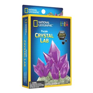 National Geographic Carded Purple Crystal Lab Crystal Growing Kit