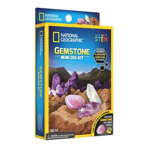 National Geographic Carded Gemstone Mini Dig Kit