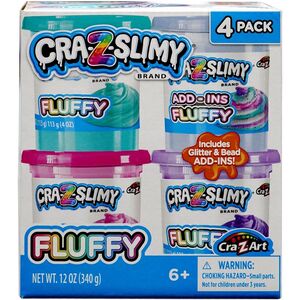 Cra-Z-Slimy Fluff (Pack of 4)