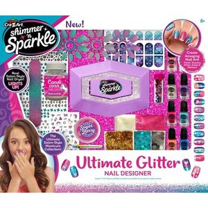 Shimmer 'n Sparkle Ultimate Glitter Nail Designer Set Craft Kit