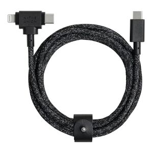 Native Union Belt 1.8m Cable - Duo USB-C to C + Lightining - Cosmos