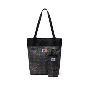 Herschel Alexander Zip Seasonal Collection Insulated Small Tote Bag - Forest Grid
