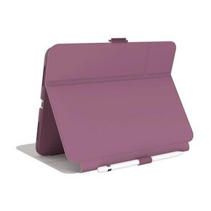 Speck Balance Folio Case for iPad (10th Gen) 10.9-Inch - Plumberry Purple/Crushed Purple/Crepe Pink