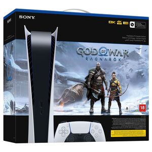 Sony PlayStation PS5 Digital Console + God of War Ragnarok (Code) (Bundle)