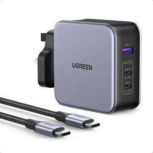 UGreen Nexode 140W USB C Wall Charger - Grey