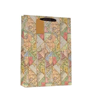 Design By Violet Cartographer X-Large Gift Bag (33 x 26.5cm)