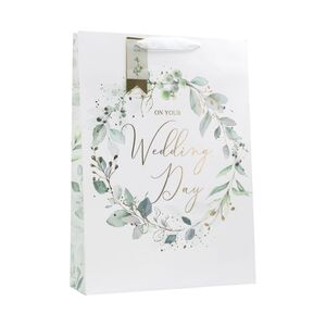 Design By Violet Wedding Day X-Large Gift Bag (33 x 26.5cm)