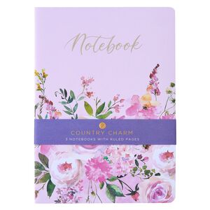 Design By Violet Country Charm A4 Notebook (Pack of 3)