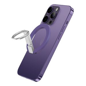 Amazing Thing Titan Magnetic Phone Ring With Stand - New Purple