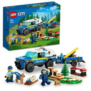 LEGO City Mobile Police Dog Training Building Toy Set 60369 (197 Pieces)