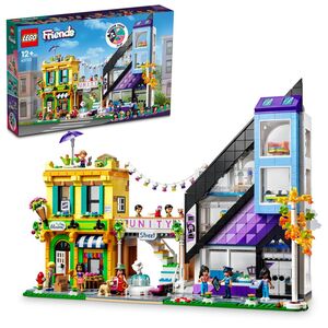 LEGO Friends Downtown Flower and Design Stores Building Toy Set 41732 (1971 Pieces)
