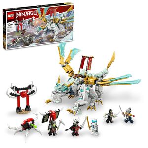 LEGO NINJAGO Zane’s Ice Dragon Creature Building Toy Set 71786 (973 Pieces)