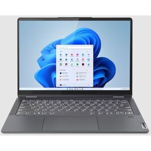 Lenovo Flex5 i5-SHD Laptop - 82R70076AX - Intel Core i5-1235U/8GB/512GB SSD/Intel Iris Xe Graphics/14-inch WUXGA/Windows 11 Home - Storm Grey (Arabic/English)