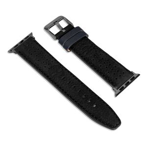 Timberland Daintree S Leather Gun Strap 38/40/41mm with 20mm Lug - Black