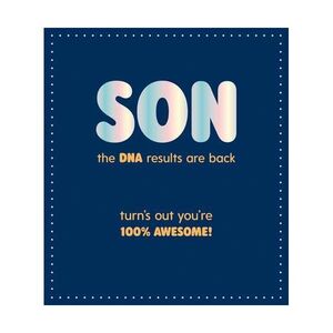 Pigment Fuzzy Duck Son DNA Results Are Back Greeting Card (17.6 x 16cm)