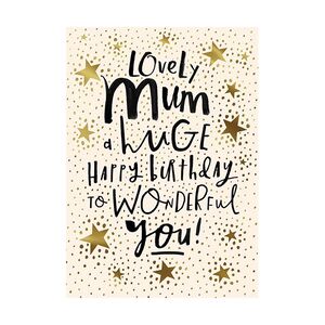 Pigment Bijou Lovely Mum Stars Greeting Card (17.6 x 13cm)