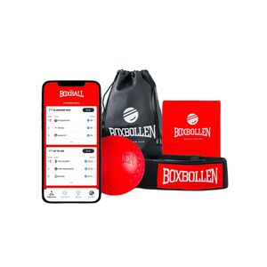 BoxBollen Reflex Boxing Ball V2 - Red