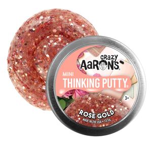 Crazy Aaron's Effects Rose Gold 2-Inch Tin Thinking Putty
