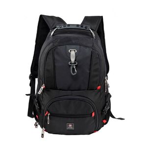 Swiss Military LBP77 Luxury Backpack - Black (31L)