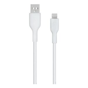 Powerology USB-A To Lightning Data Sync And Charge Cable 1.2m - White