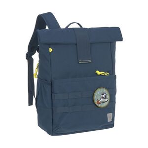 Lassig Medium Rolltop Kids Backpack - Navy Blue