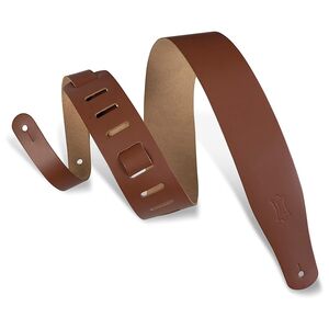 Levys M26WAL 2 1/2-Inch Wide Leather Guitar Strap