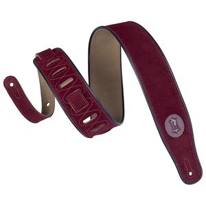 Levys MSS3BRG Signature Series 2 1/2-Inch Wide Suede Guitar Strap