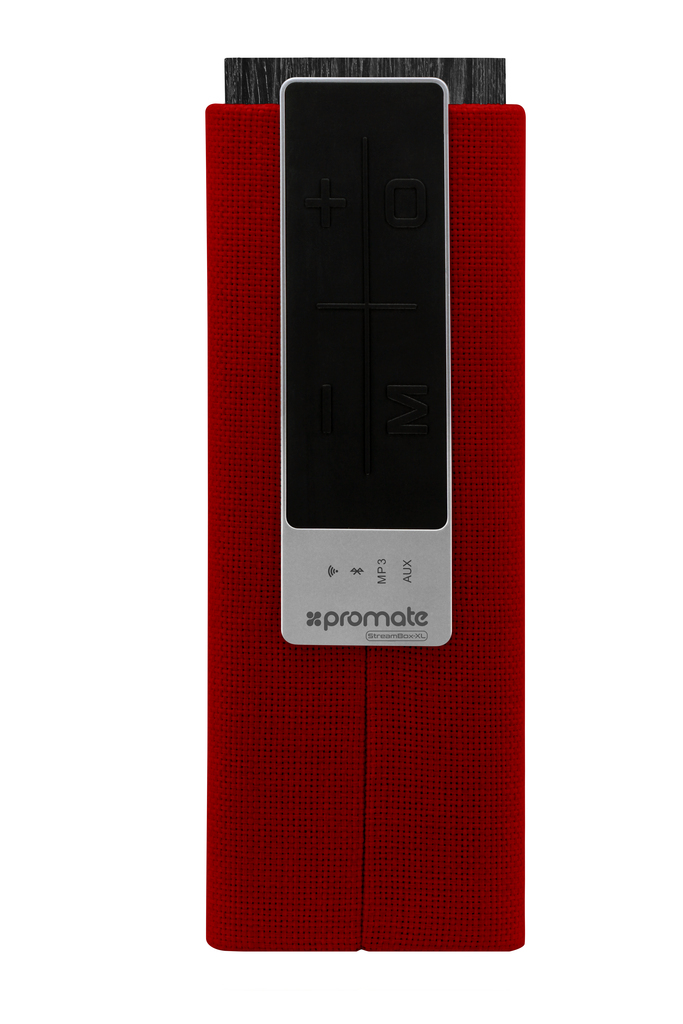 Promate StreamBox-XL Black / Red Smart Wireless Speaker With True Wireless Stereo