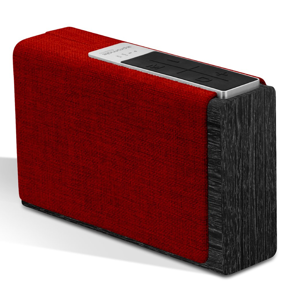 Promate StreamBox-XL Black / Red Smart Wireless Speaker With True Wireless Stereo