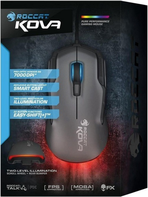 ROCCAT Kova Black Pure Performance Gaming Mouse