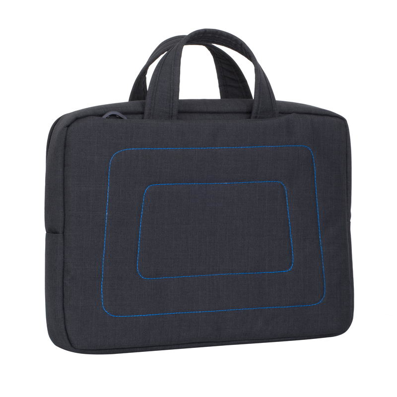 Rivacase 7520 Canvas Shoulder Bag Black Laptop 13.3 Inch