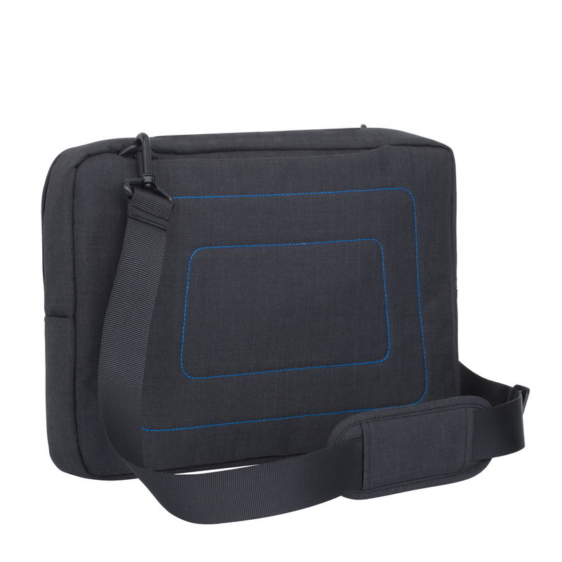 Rivacase 7520 Canvas Shoulder Bag Black Laptop 13.3 Inch