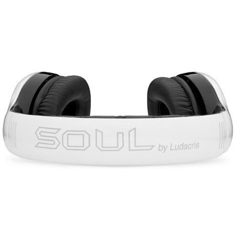 Soul By Ludacris Pro Black/White HD On-Ear Headphones