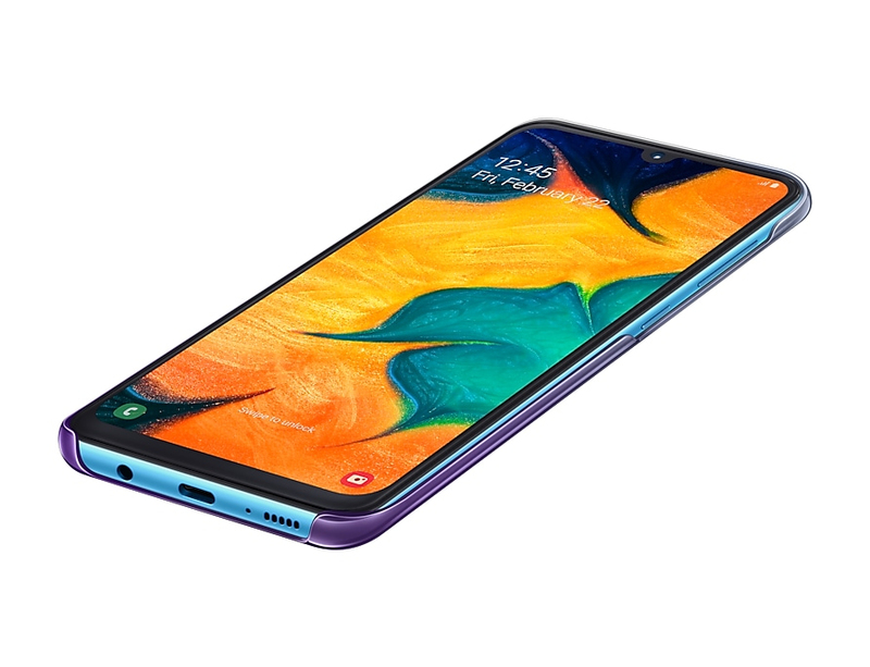 Samsung Gradation Cover for Galaxy A30 Violet