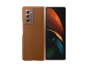 Samsung Leather Cover Brown for Galaxy Z Fold2