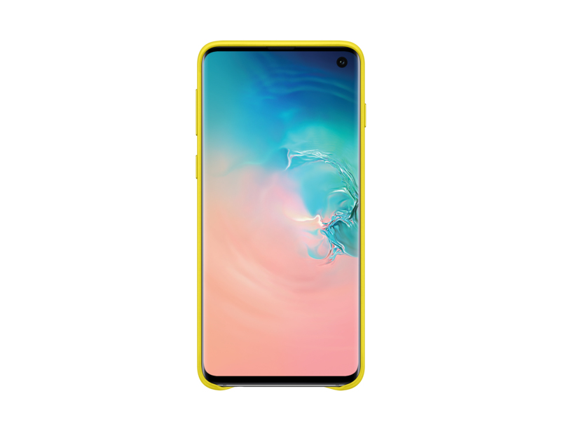 Samsung B1 Leather Cover Yellow for Galaxy S10