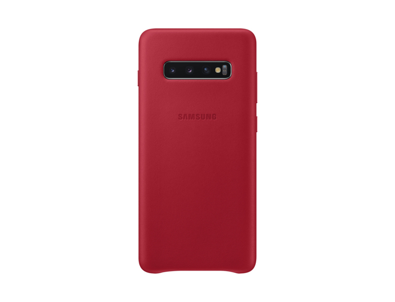 Samsung B2 Leather Cover Red for Galaxy S10+