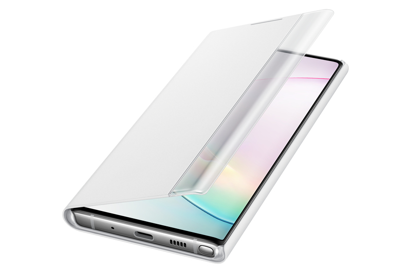 Samsung Clear View Cover White for Galaxy Note 10