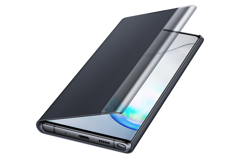 Samsung Clear View Cover Black for Galaxy Note 10+