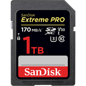 Sandisk Extreme Pro 1TB SDXC Memory Card