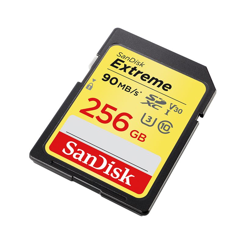 SanDisk Extreme 256GB SDXC Class 10 UHS-I Memory Card